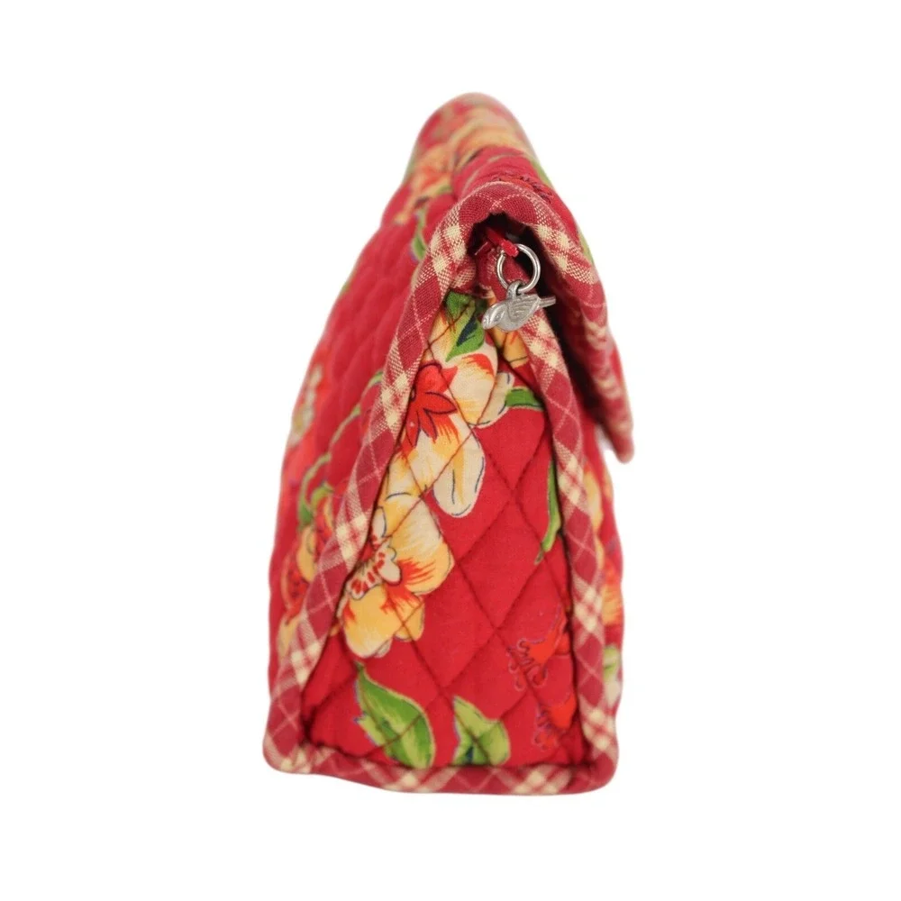 April Cornell for Silvestri Bag Purse Floral Cosmetic Makeup Travel 9.5